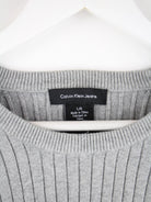 Calvin Klein Pullover Grau L – Etikett