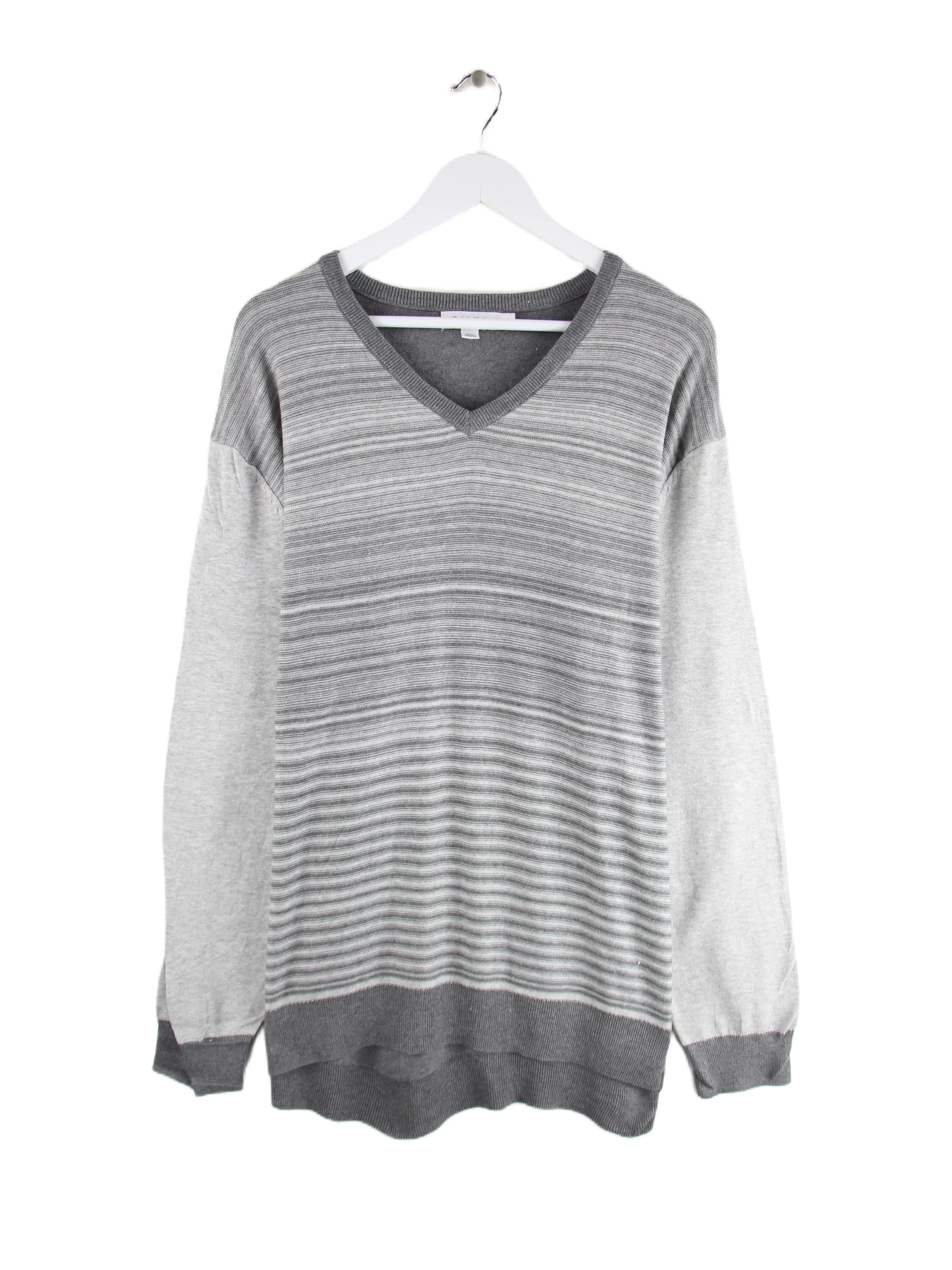 Calvin Klein Pullover Grau XXL – Vorderseite