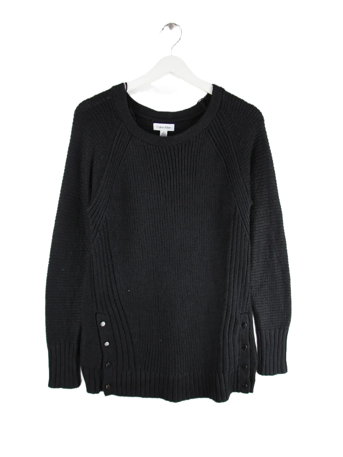 Calvin Klein Pullover Schwarz M – Vorderseite