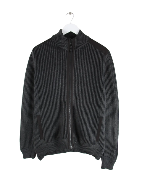 Calvin Klein Strickjacke Grau L – Vorderseite