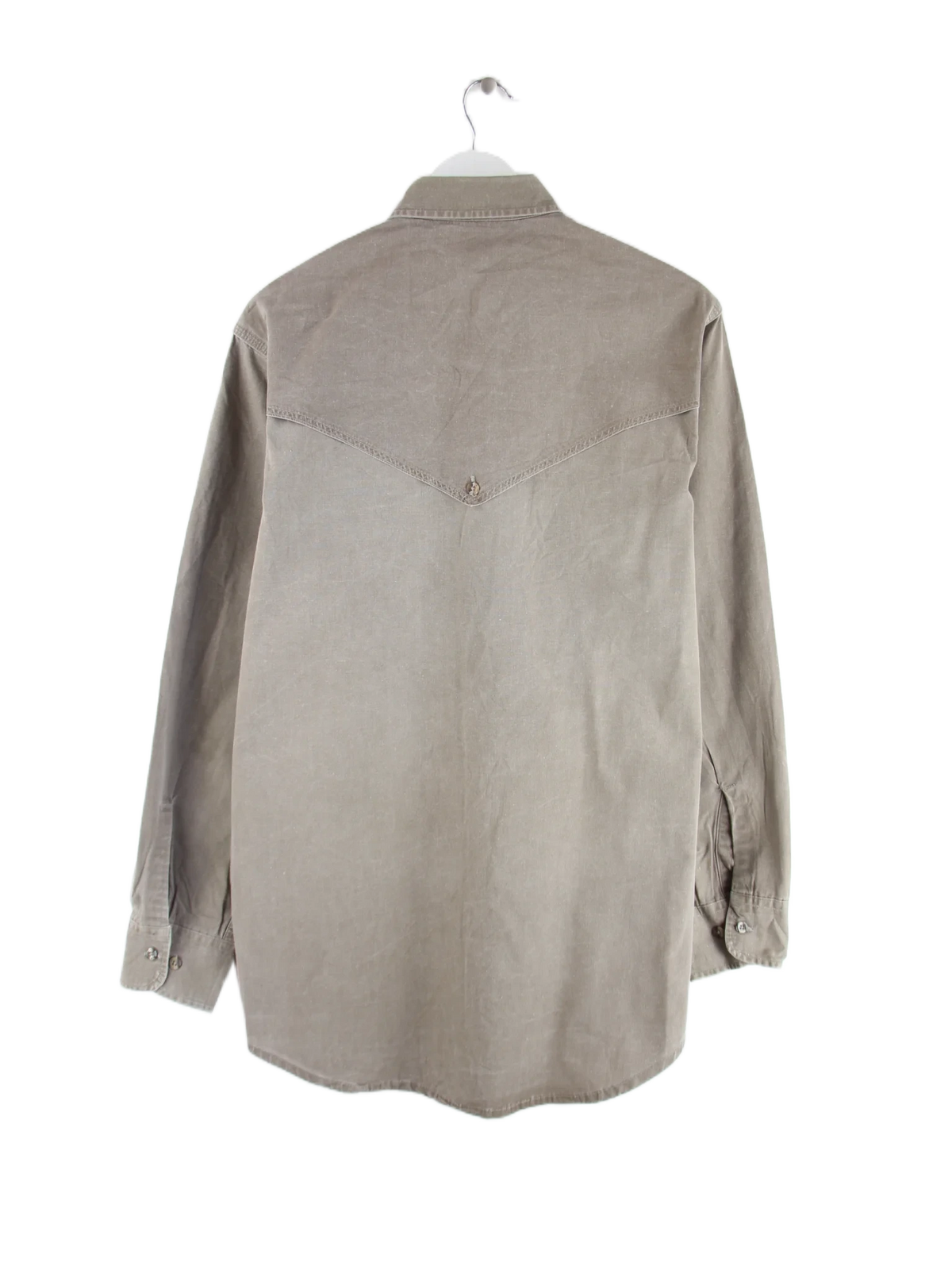 Carhartt Freizeit Hemd Beige M – Rückseite