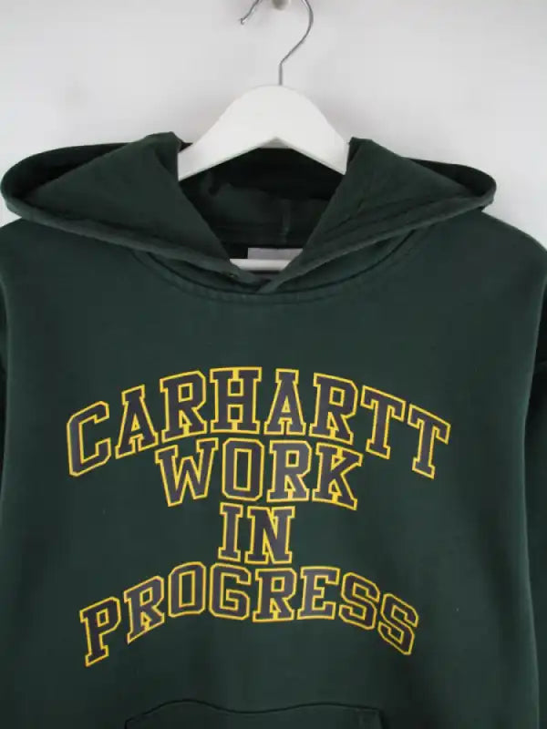 Carhartt Hoodie Grün XL – Detailansicht Vorderseite