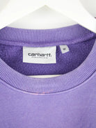 Carhartt Sweater Lila M – Etikett