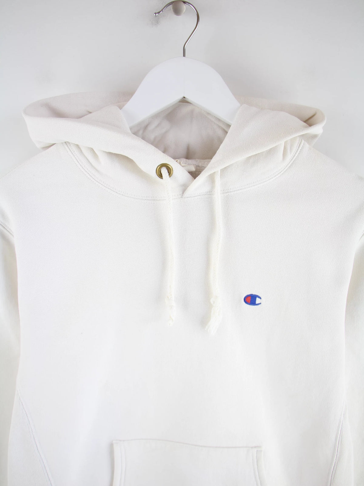 Champion Hoodie Weiß L – Detailbild 2