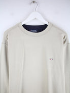 Champion Sweater Beige L – Detailansicht Vorderseite