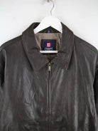 Chaps by Ralph Lauren Lederjacke Braun XXL – Etikett