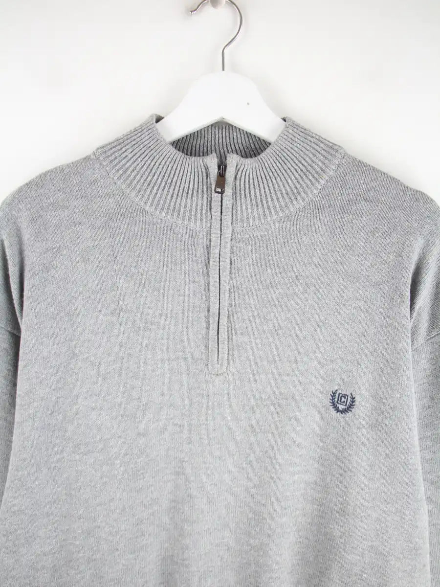 Chaps by Ralph Lauren Pullover Grau XXL – Detailansicht Vorderseite