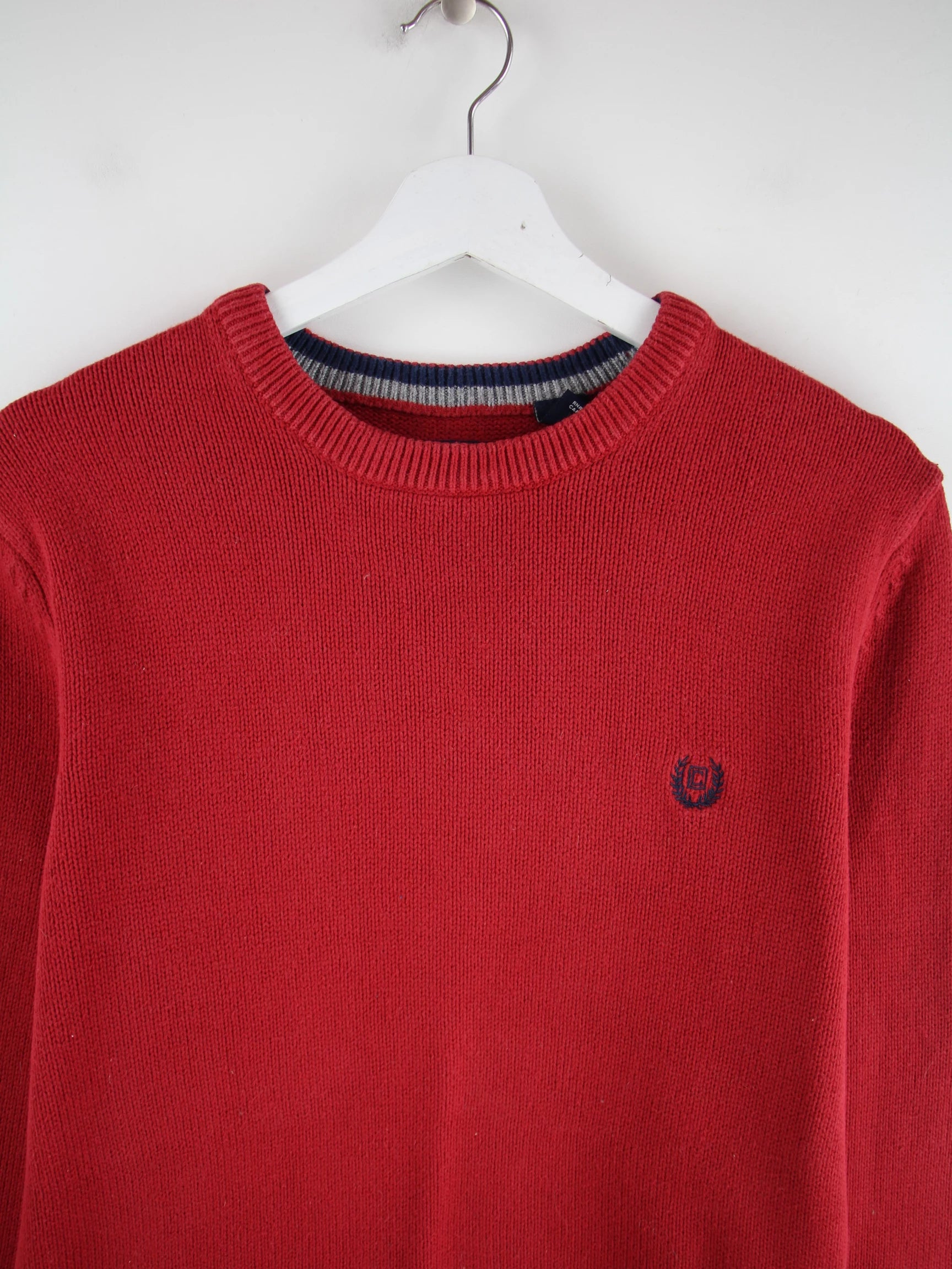 Chaps by Ralph Lauren Pullover Rot M – Detailansicht Vorderseite