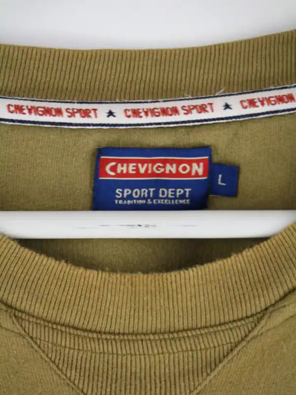 Chevignon Sweater Grün L – Etikett