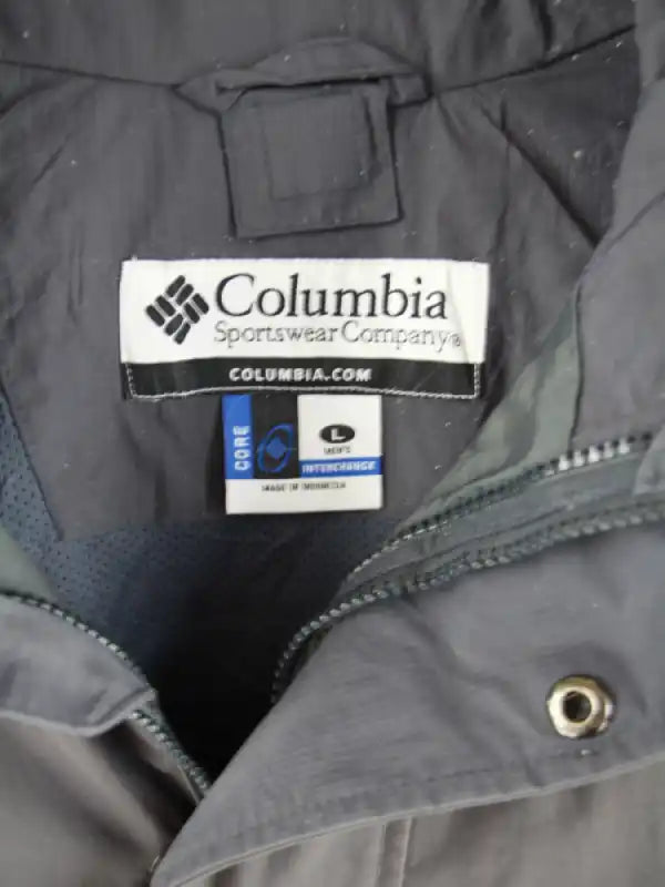 Columbia Leichte Jacke Grau L – Detailansicht Vorderseite