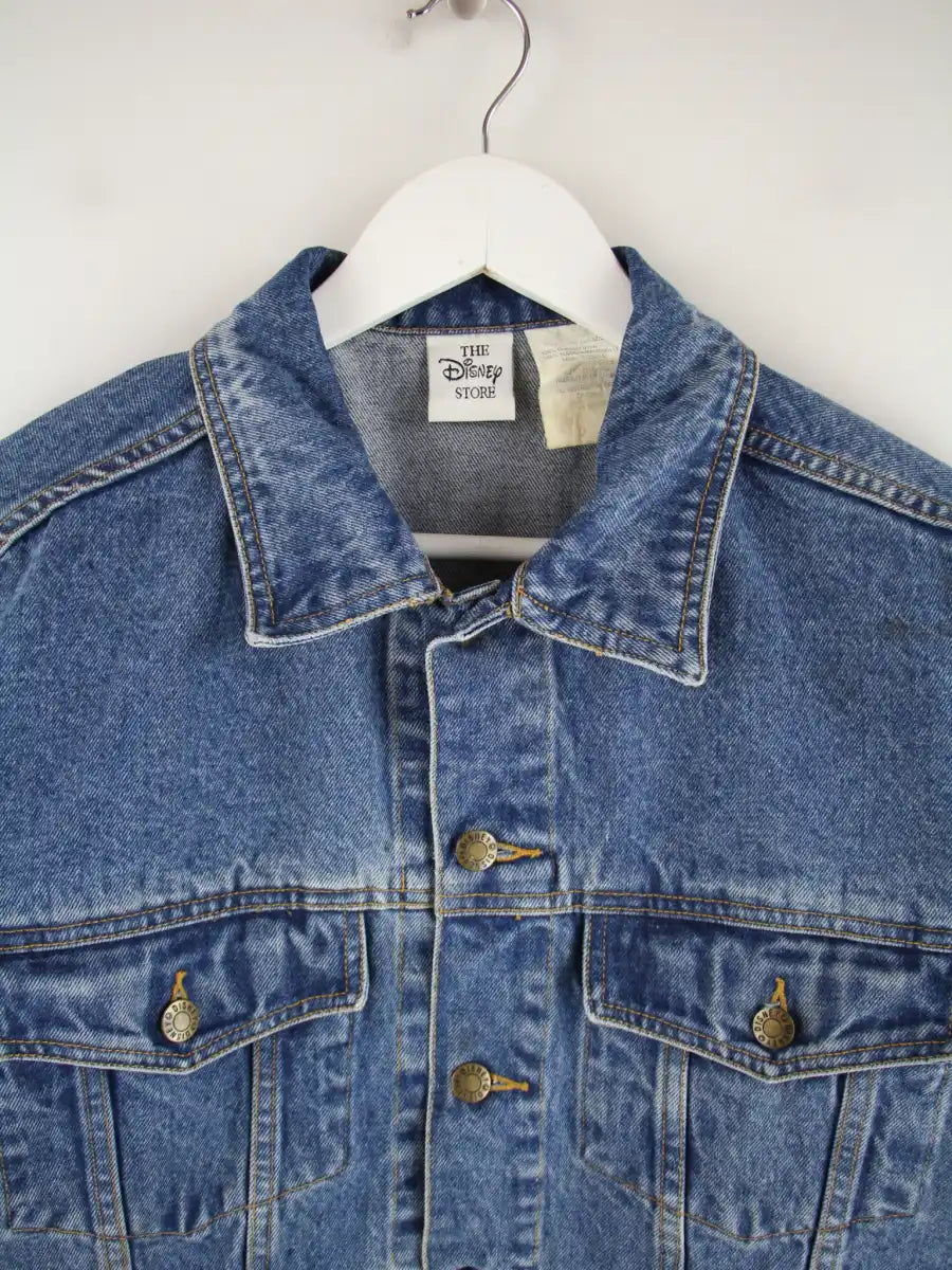Disney Jeansjacke Blau XL – Detailansicht Vorderseite