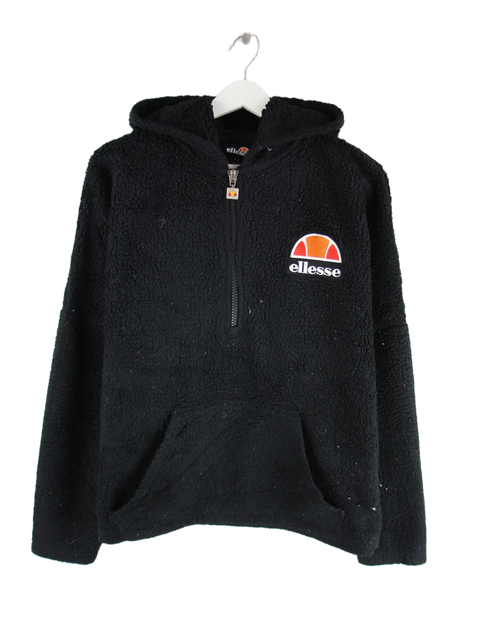 Ellesse Fleece Schwarz M – Vorderseite