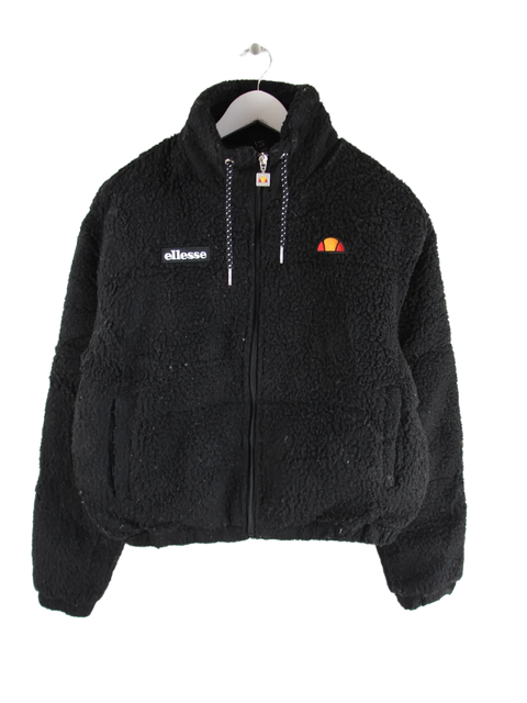 Ellesse Fleece Schwarz S – Vorderseite