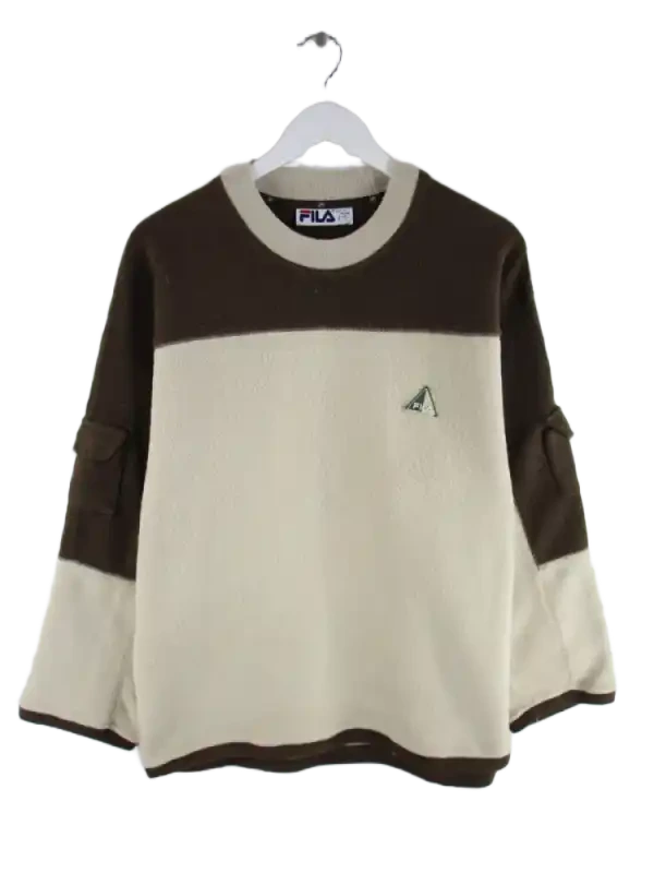 Fila Fleece Beige S – Vorderseite