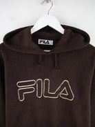 Fila Fleece Braun M – Detailansicht Vorderseite