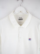Fila Polo Weiß M – Detailansicht Vorderseite