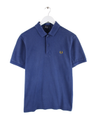 Fred Perry Polo Blau M – Vorderseite