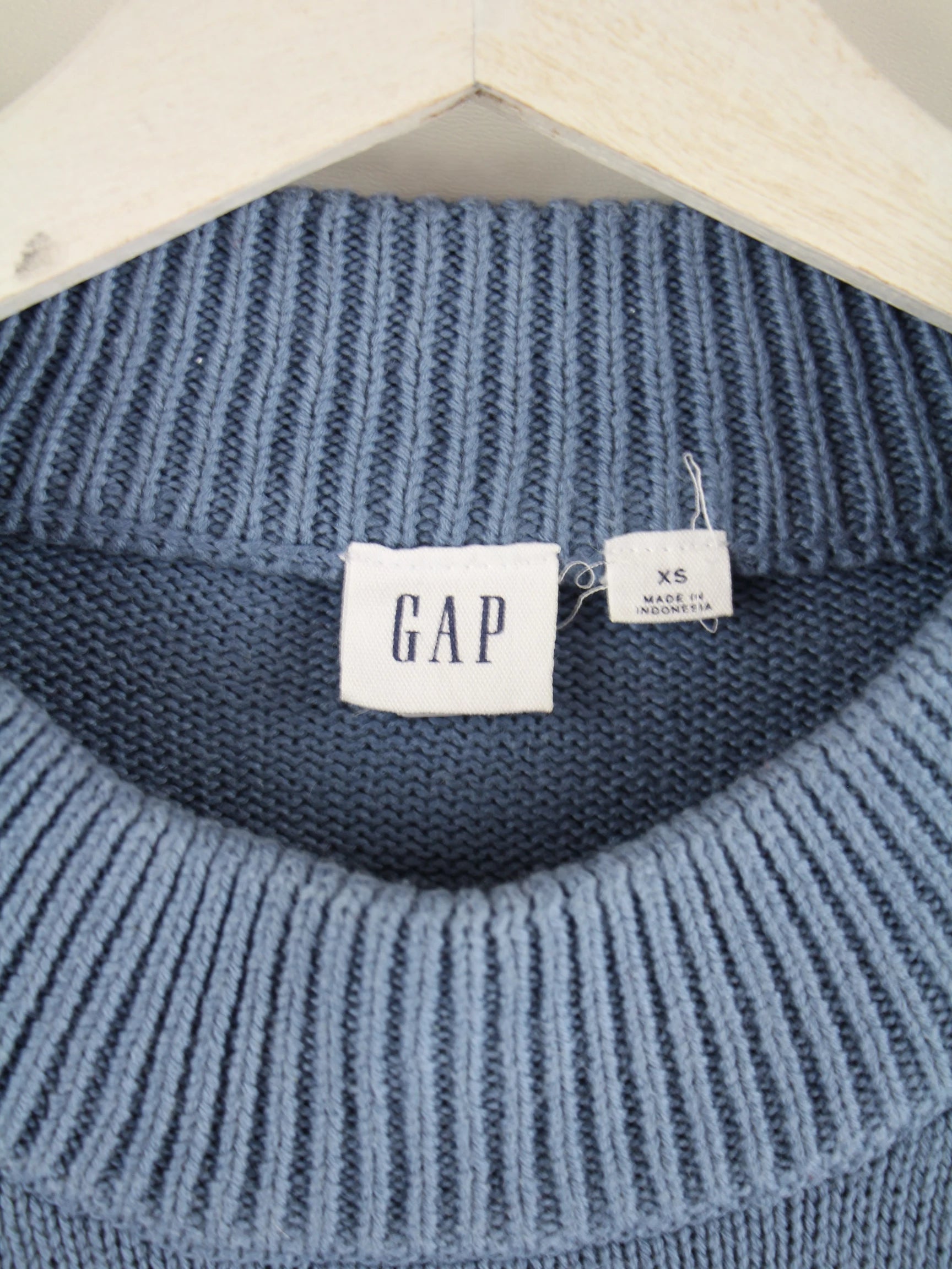 GAP Pullover Blau XS – Etikett