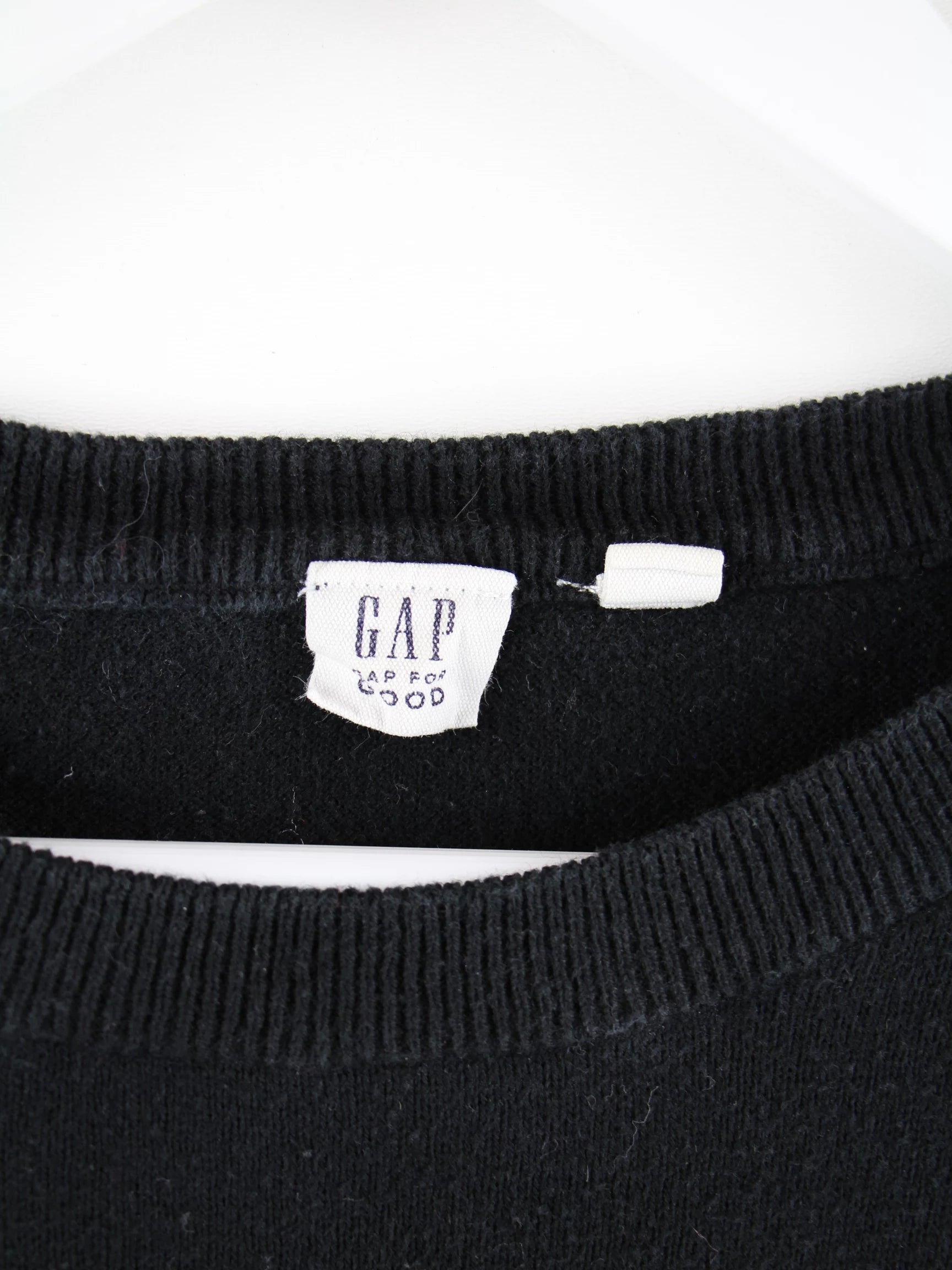 GAP Pullover Schwarz M – Etikett