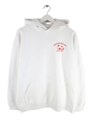 Gildan Hoodie Weiß L – Vorderseite