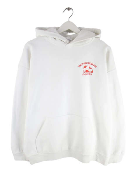 Gildan Hoodie Weiß L – Vorderseite