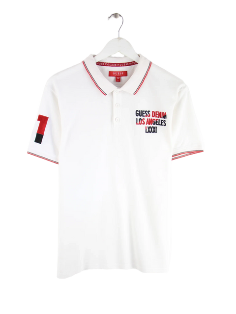 Guess Polo Weiß L – Vorderseite
