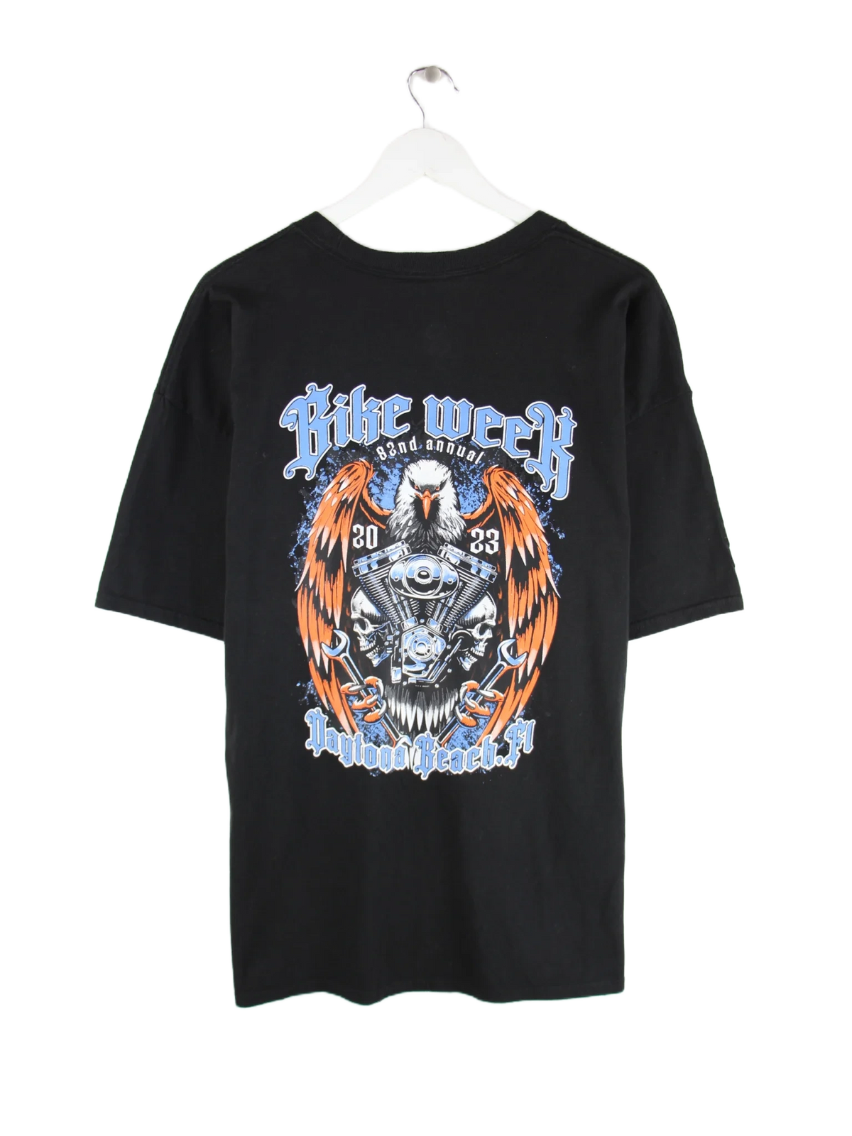 Hanes T-Shirt Schwarz XXL – Rückseite