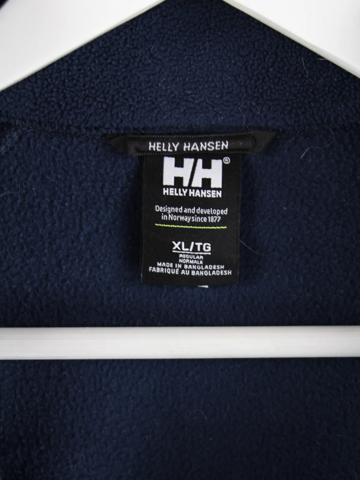 Helly Hansen Fleece Blau XL – Etikett