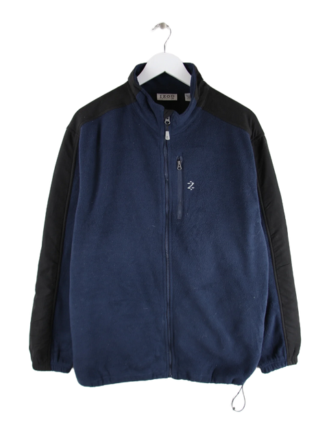 Izod Fleece Blau L – Vorderseite