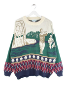 Izod Pullover Mehrfarbig L – Vorderseite