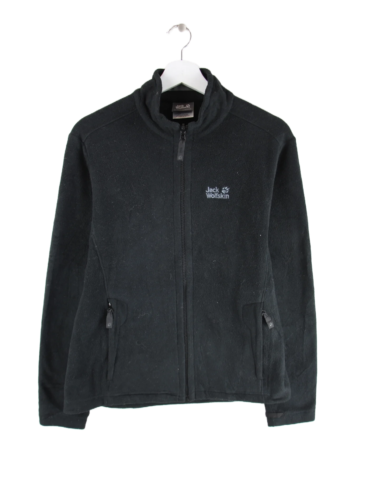 Jack Wolfskin Fleece Schwarz S – Vorderseite