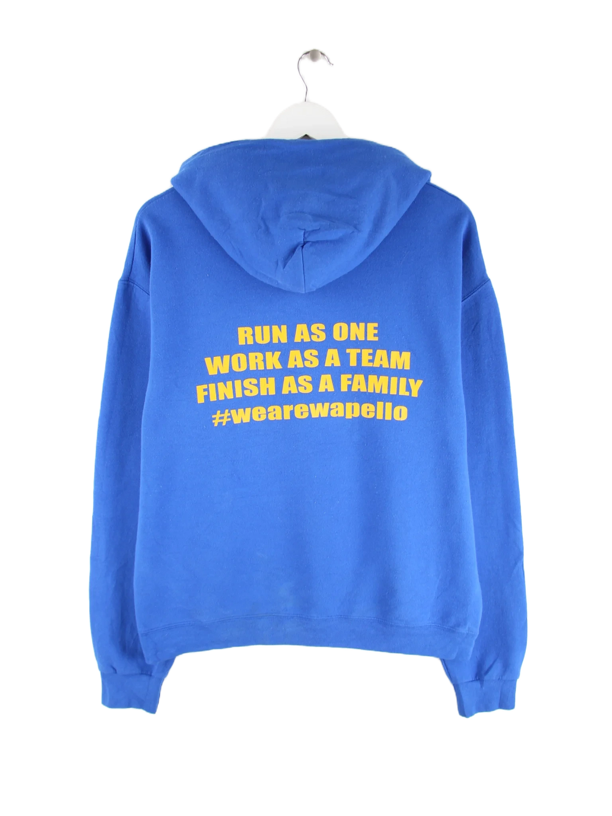 Jerzees Hoodie Blau M – Rückseite