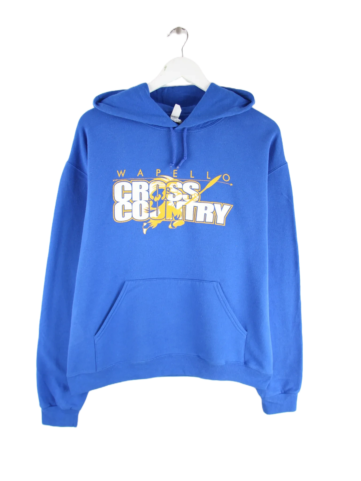 Jerzees Hoodie Blau M – Vorderseite