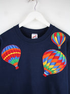 Jerzees Sweater Blau XL – Detailansicht Vorderseite