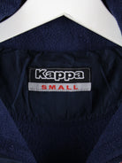 Kappa Fleece Blau S – Etikett