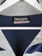 Kappa Fleece Blau XL – Etikett