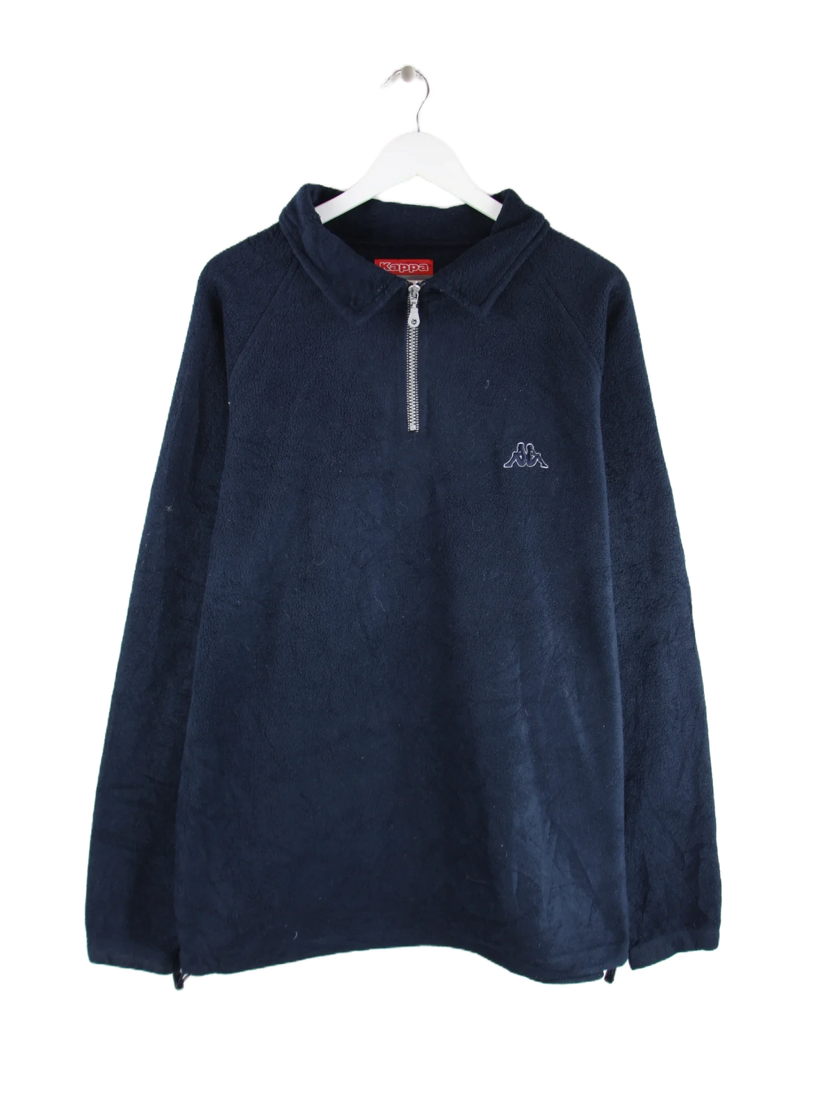 Kappa Fleece Blau XXL – Vorderseite