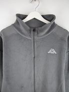 Kappa Fleece Grau XXL – Detailansicht Vorderseite