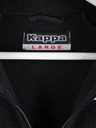 Kappa Fleece Schwarz S – Etikett