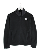Kappa Fleece Schwarz S – Vorderseite