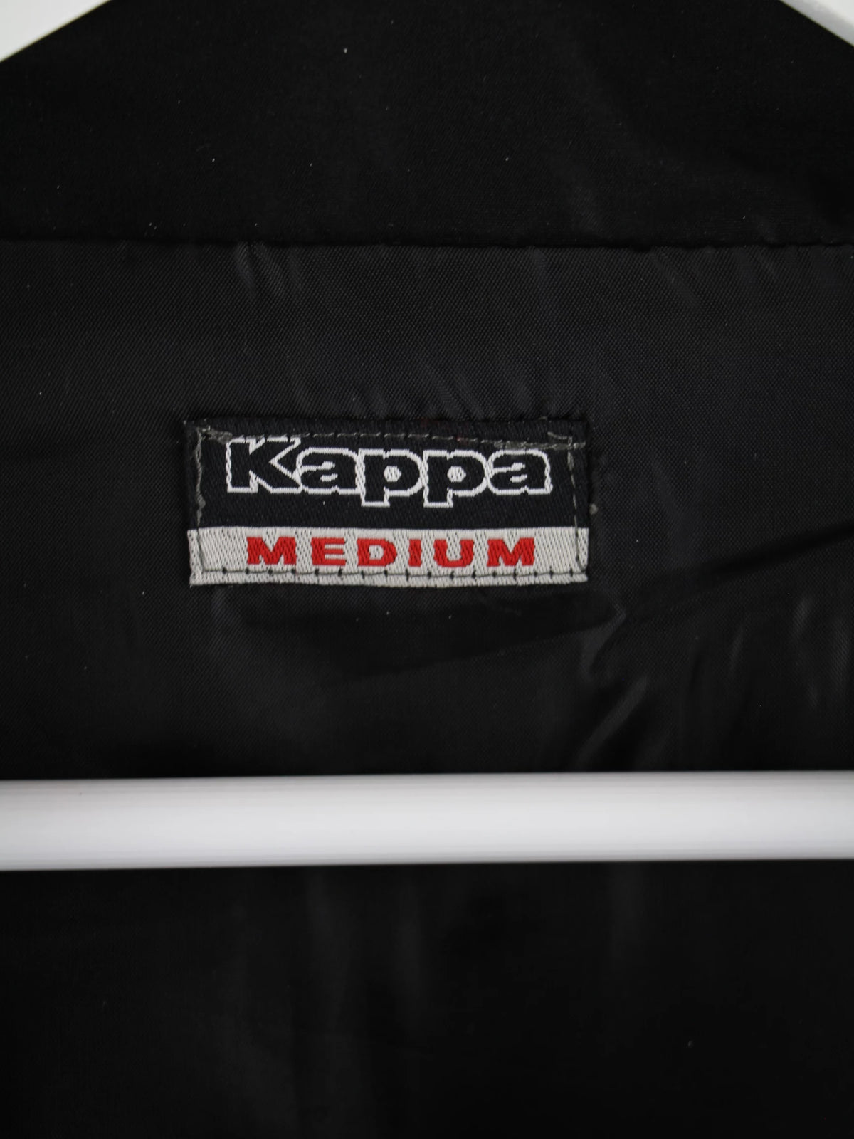 Kappa Trainingsjacke Schwarz M – Etikett