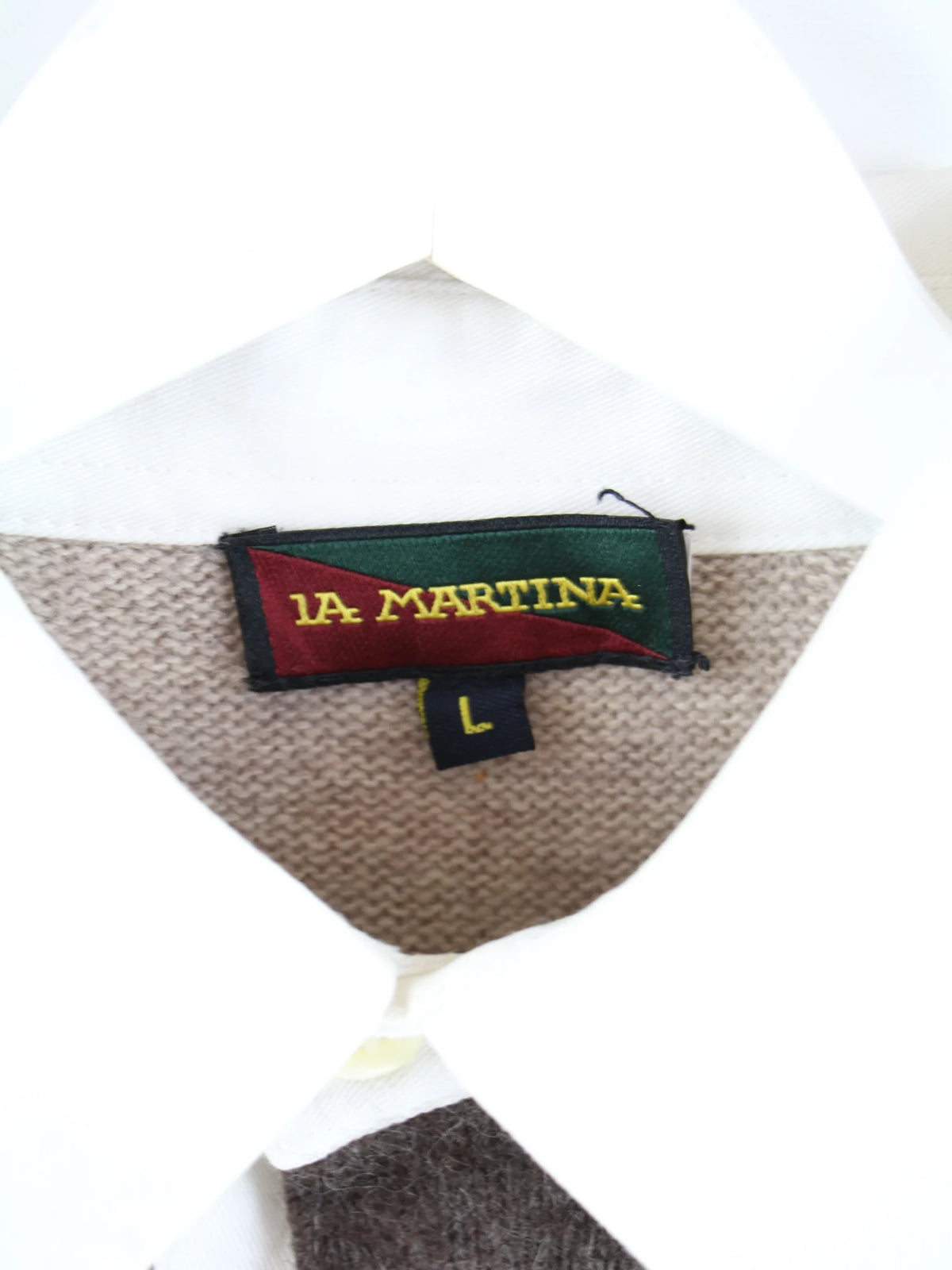 La Martina Polo Braun L – Etikett
