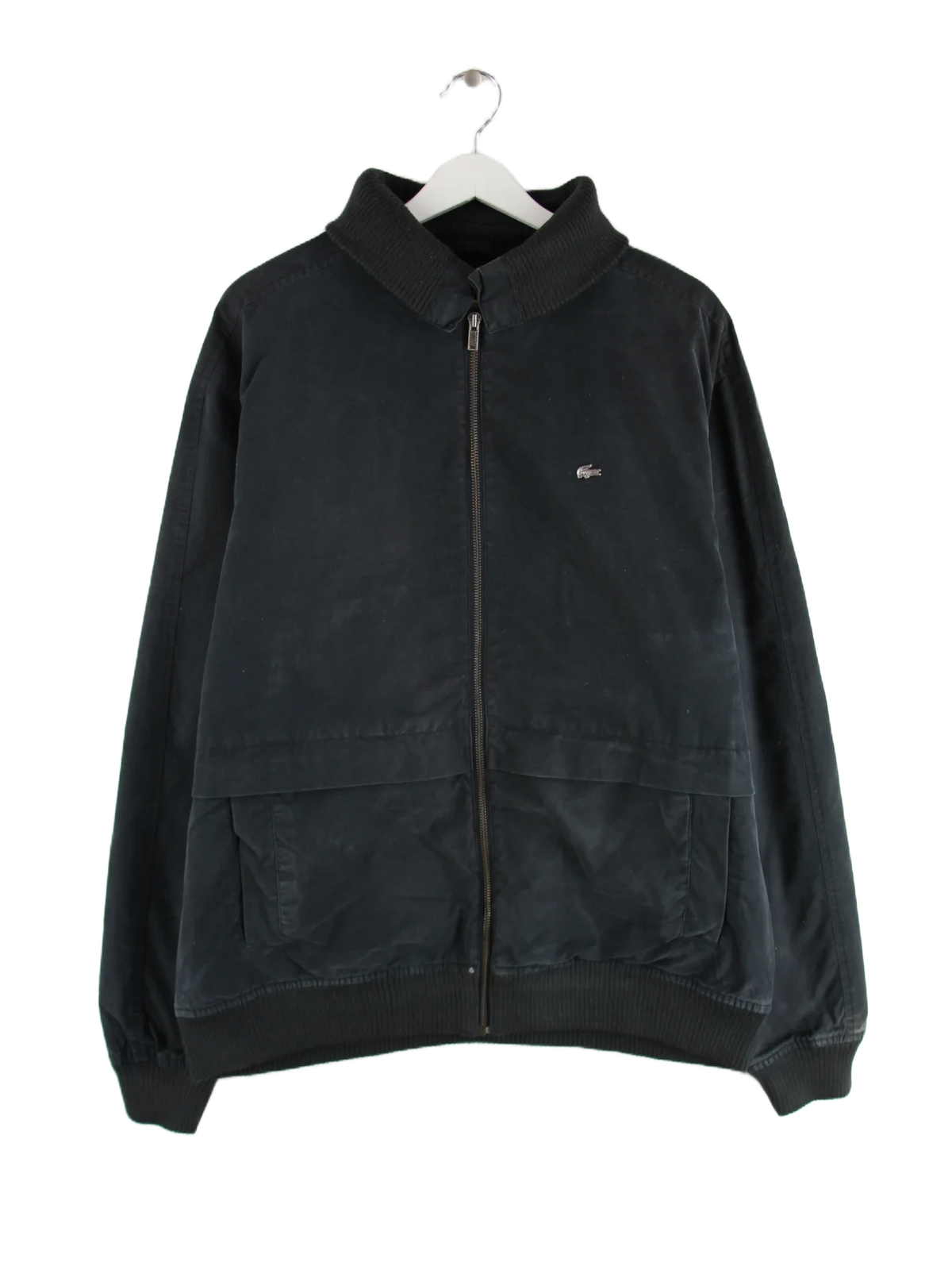 Lacoste Leichte Jacke Schwarz XXL – Vorderseite