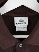 Lacoste Polo Braun S – Etikett