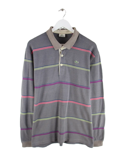 Lacoste Polo Grau XXL – Vorderseite