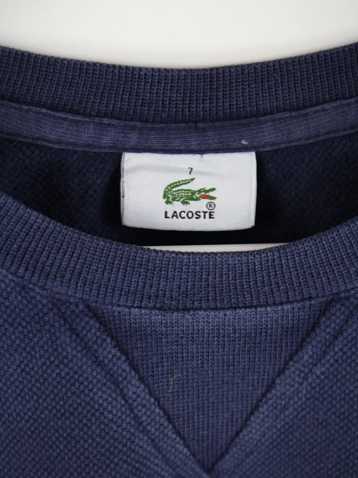 Lacoste Sweater Blau XL – Etikett