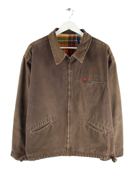 Lee Cooper Jacke Braun XXL – Vorderseite