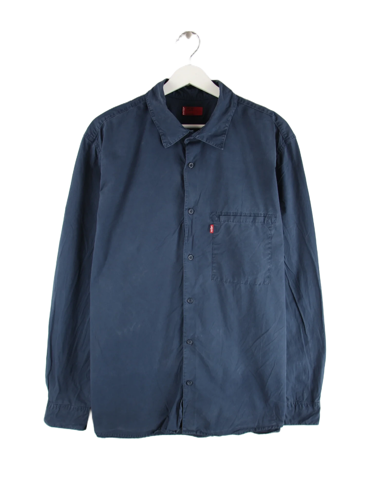 Levi's Freizeit Hemd Blau XL – Vorderseite