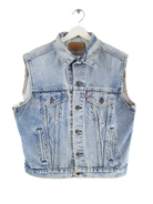 Levi's Weste Blau S – Vorderseite