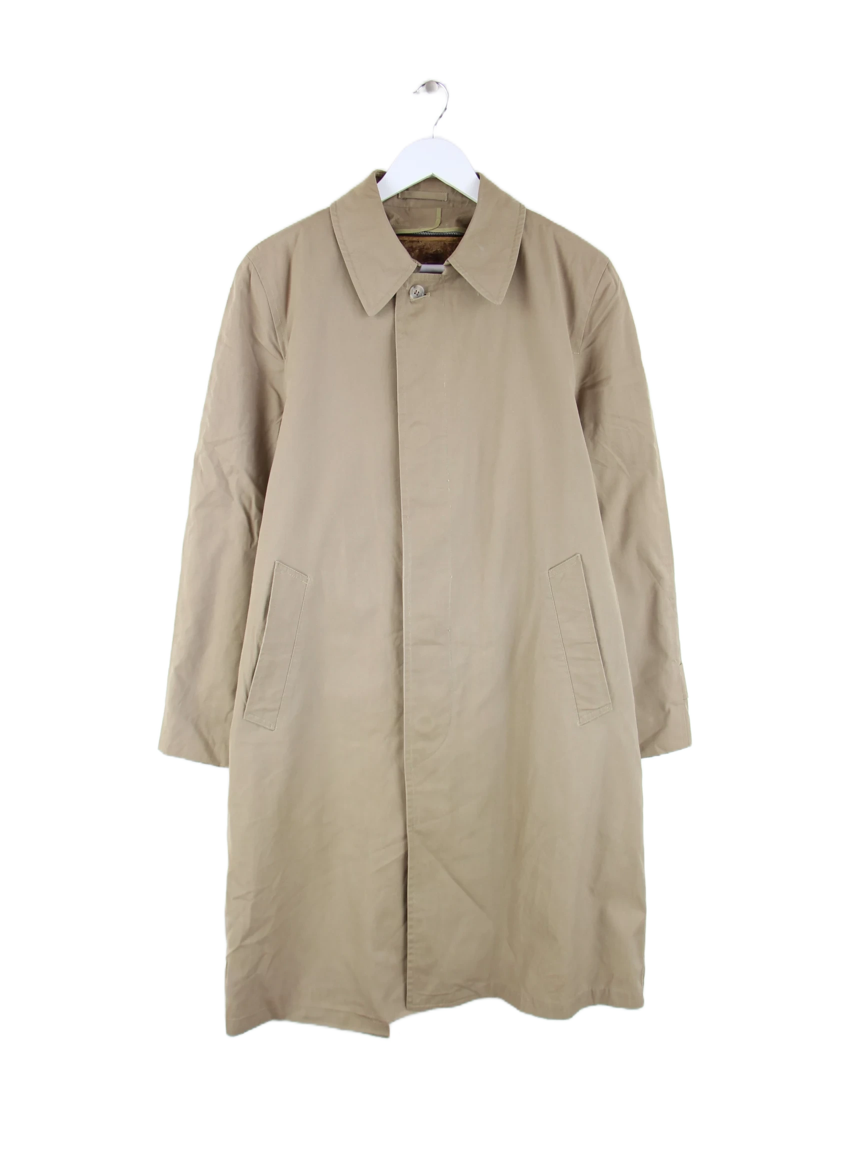 London Fog Mantel Beige M – Vorderseite